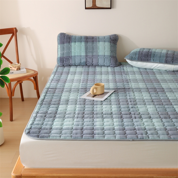 91家纺网 家纺一手货源 找家纺 凌云家纺 2025新款A类牛奶绒床垫软垫学生宿舍单人床褥可机洗 青春之声