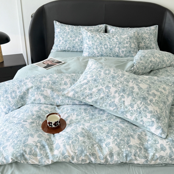 91家纺网 家纺一手货源 找家纺 （总）千朵 2024新款轻奢全棉磨毛四件套