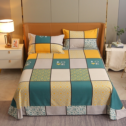 91家纺网 家纺一手货源 找家纺 （总）贝兰仙奴 2024新款利兹系列磨毛多规格单床单