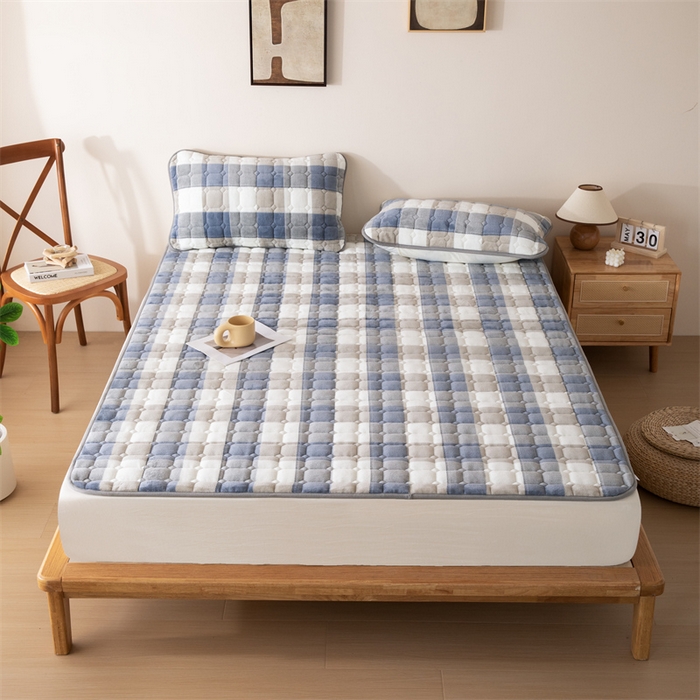 91家纺网 家纺一手货源 找家纺 （总）凌云家纺 2025新款A类牛奶绒床垫软垫学生宿舍单人床褥可机洗