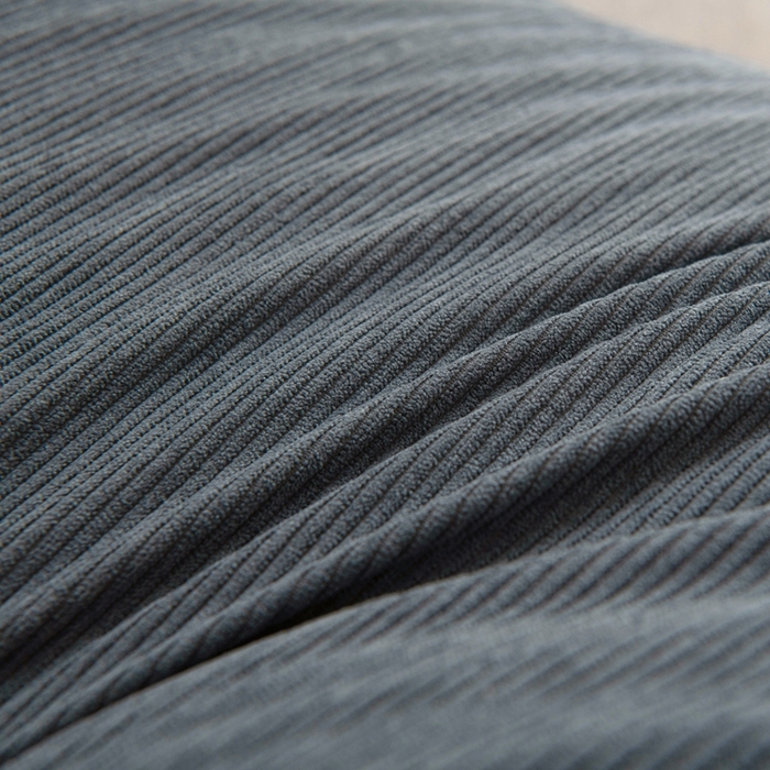 91家纺网 家纺一手货源 找家纺 美达人 2024新款灯芯绒面包款床头靠垫 深灰