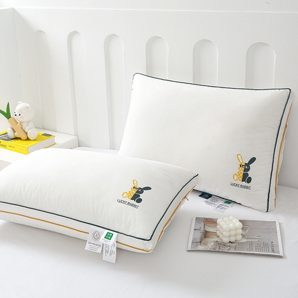 91家纺网 家纺一手货源 找家纺 （总）芯宜佳 2024新款全棉幸运兔兔枕74*48cm