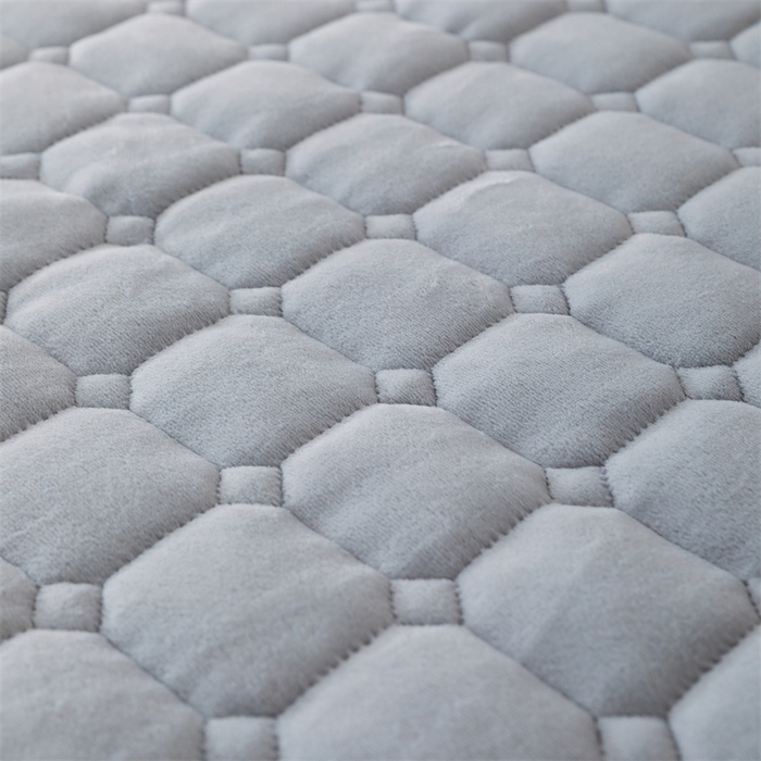 91家纺网 家纺一手货源 找家纺 凌云家纺 2025新款A类牛奶绒床垫软垫学生宿舍单人床褥可机洗 炫耀灰