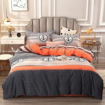 91家纺网 家纺一手货源 找家纺 （总）贝兰仙奴 2024新款利兹系列磨毛多规格四件套