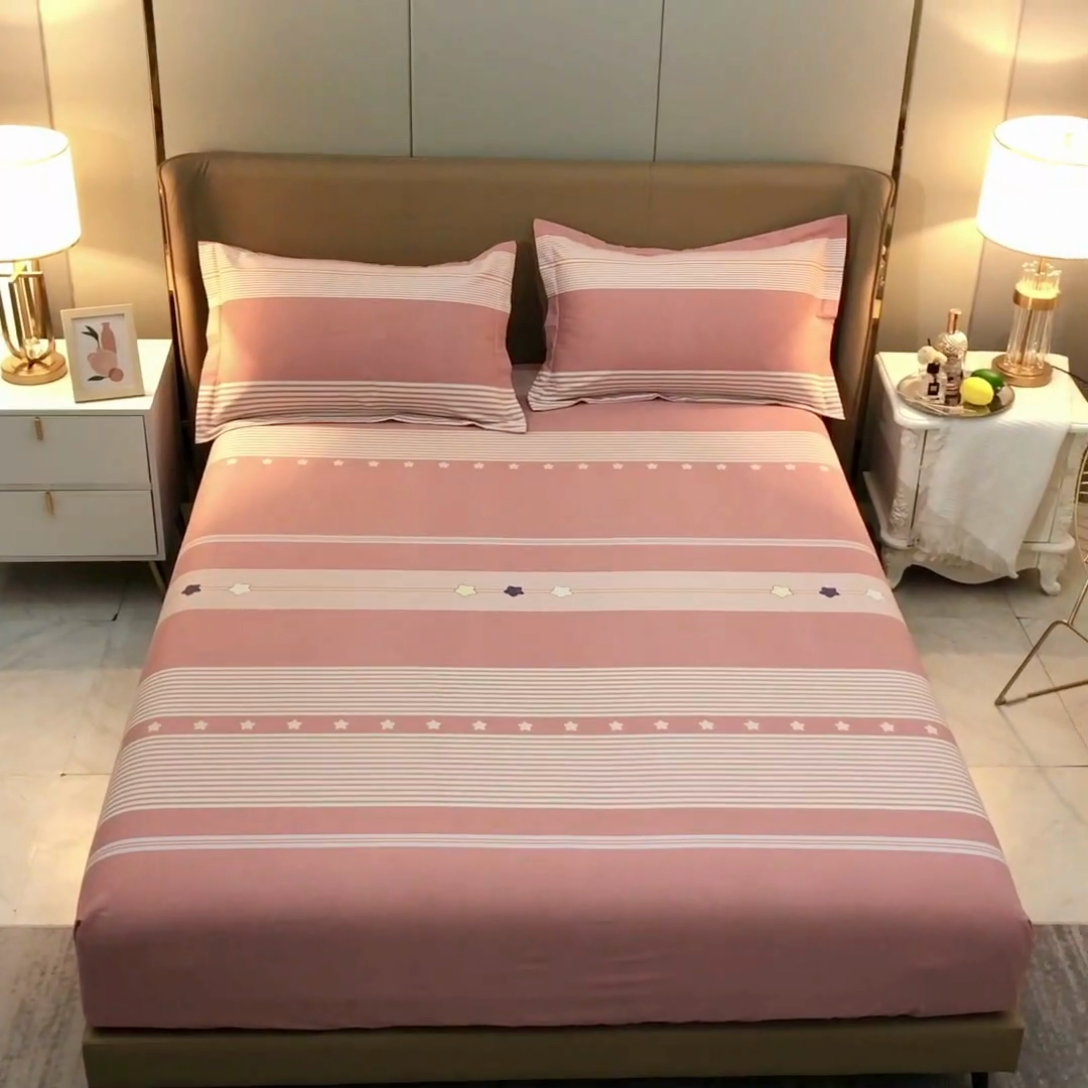 91家纺网 家纺一手货源 找家纺 贝兰仙奴 2024新款利兹系列磨毛多规格单床笠 米兰达