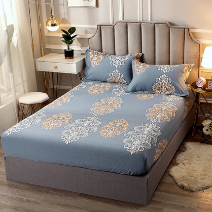 91家纺网 家纺一手货源 找家纺 （总）贝兰仙奴 2024新款利兹系列磨毛多规格单床笠