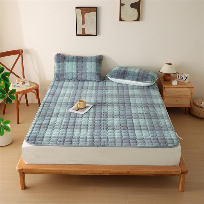 91家纺网 家纺一手货源 找家纺 凌云家纺 2025新款A类牛奶绒床垫软垫学生宿舍单人床褥可机洗 青春之声