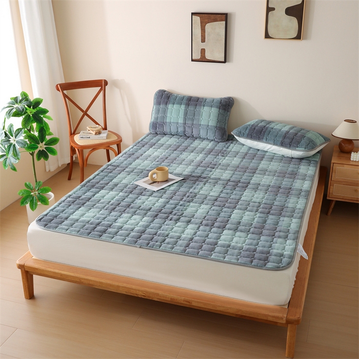 91家纺网 家纺一手货源 找家纺 凌云家纺 2025新款A类牛奶绒床垫软垫学生宿舍单人床褥可机洗 青春之声