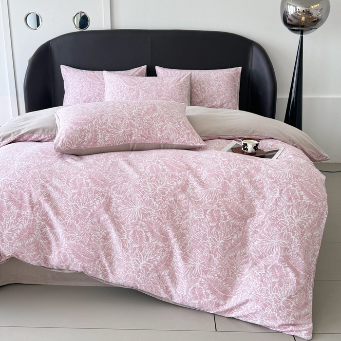 91家纺网 家纺一手货源 找家纺 千朵 2024新款轻奢全棉磨毛四件套 菲洛蒙