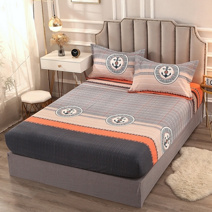 91家纺网 家纺一手货源 找家纺 （总）贝兰仙奴 2024新款利兹系列磨毛多规格单床笠