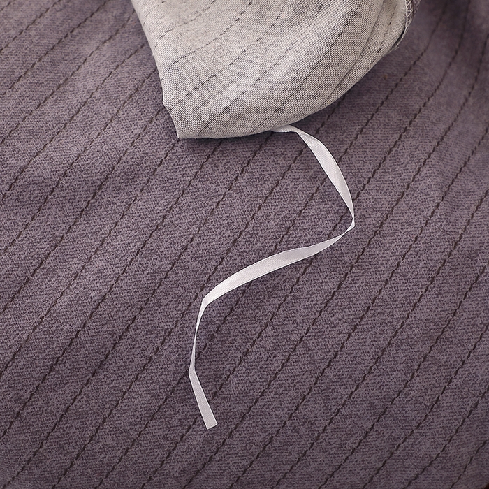 91家纺网 家纺一手货源 找家纺 贝兰仙奴 2024新款利兹系列磨毛多规格单被套 漫步时光灰