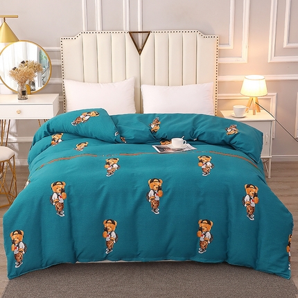 91家纺网 家纺一手货源 找家纺 （总）贝兰仙奴 2024新款利兹系列磨毛多规格单被套