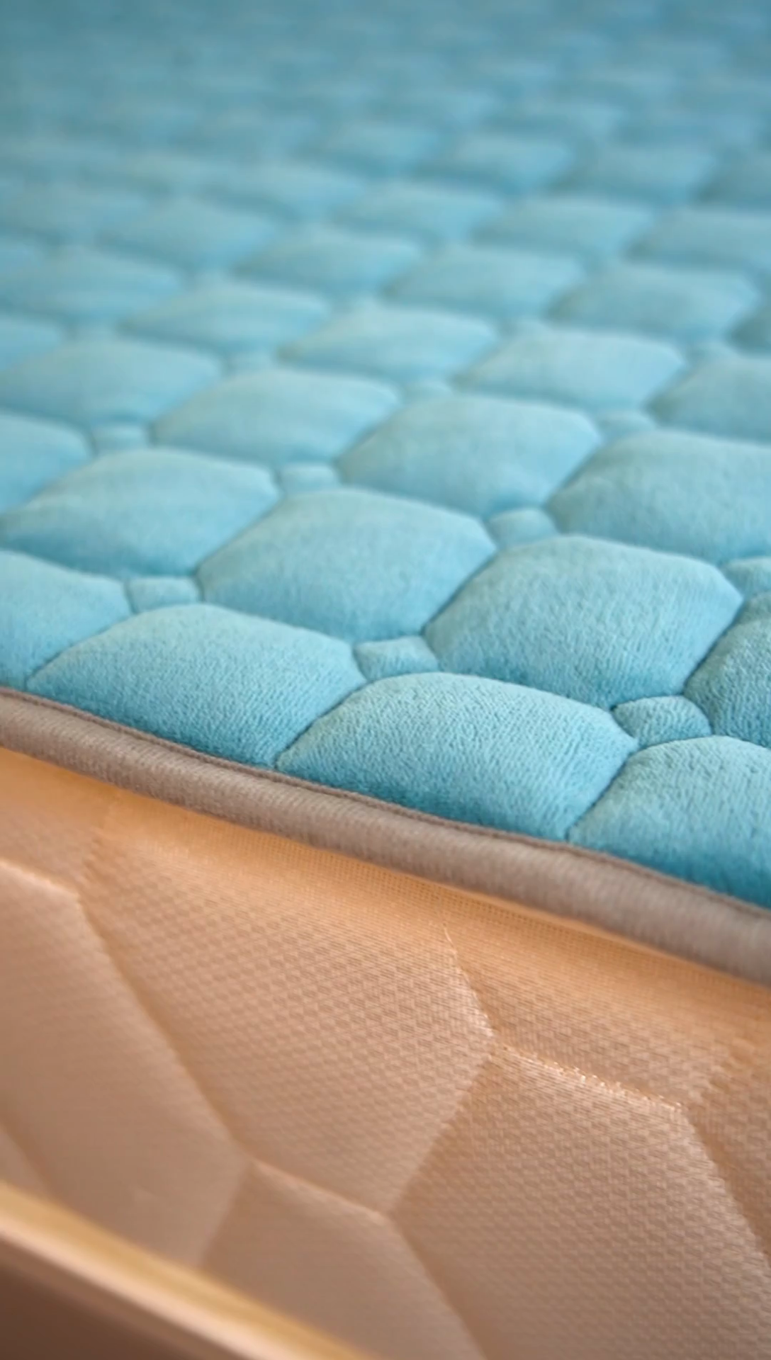 91家纺网 家纺一手货源 找家纺 凌云家纺 2025新款A类牛奶绒床垫软垫学生宿舍单人床褥可机洗 青于蓝