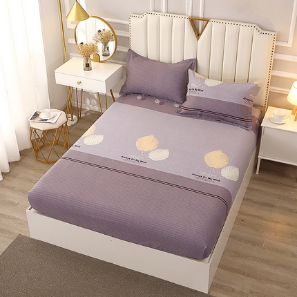 91家纺网 家纺一手货源 找家纺 （总）贝兰仙奴 2024新款利兹系列磨毛多规格单床笠