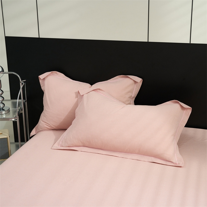 91家纺网 家纺一手货源 找家纺 三沁家居 2025新款格子色织全棉水洗棉四件套直播爆款量大价优 千鸟格玉