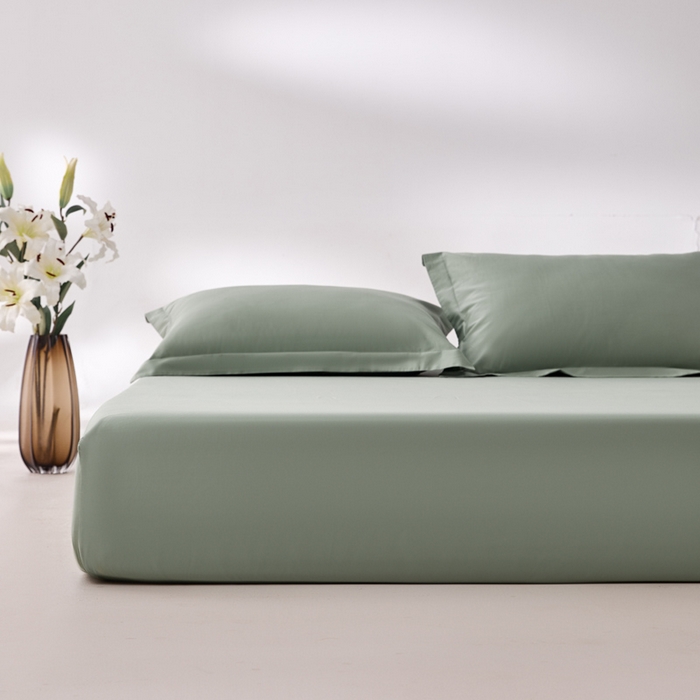 91家纺网 家纺一手货源 找家纺 （总）轩和家居 2024新款A类50S贡缎长绒棉单床笠系列