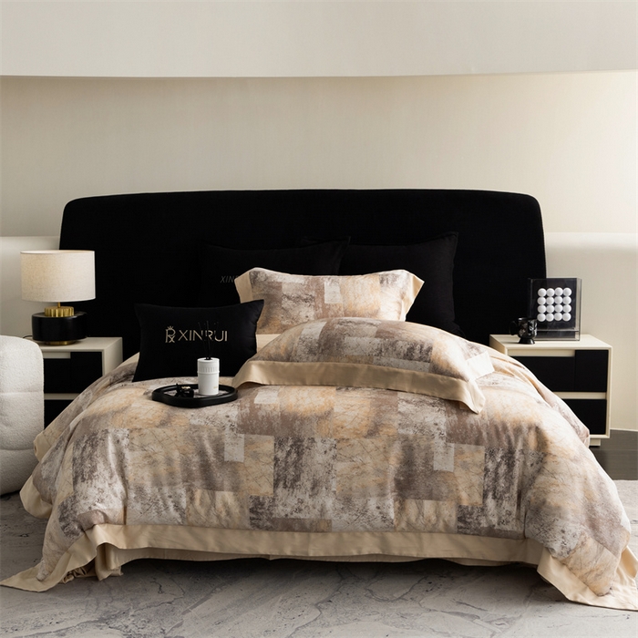 91家纺网 家纺一手货源 找家纺 馨蕊家居 2024新款100s金太阳艾阳绒磨毛系列-瑰丽 瑰丽-黄