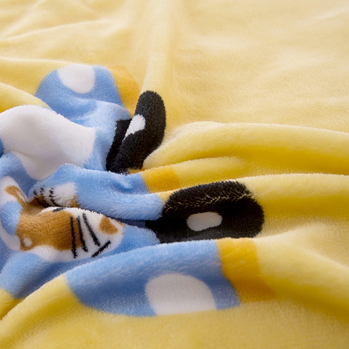 91家纺网 家纺一手货源 找家纺 萌宝 2024新款幼儿园牛奶绒三件套儿童珊瑚绒被套 汽车-黄