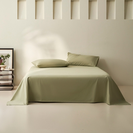 91家纺网 家纺一手货源 找家纺 （总）2024新款全棉加厚磨毛纯色单床单系列