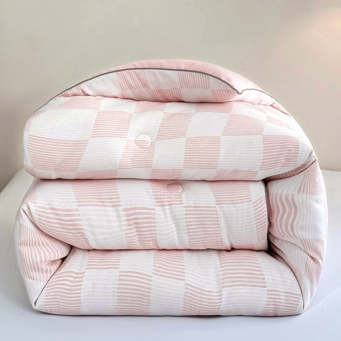 91家纺网 家纺一手货源 找家纺 （总）吾诺家居 2024 大提花格子秋冬被被子被芯春秋被夏被