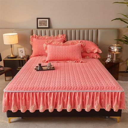 91家纺网 家纺一手货源 找家纺 （总）恒爱家纺 2024新款初黛宝宝绒系列单床笠