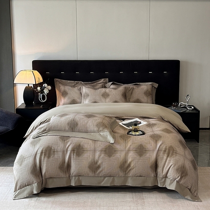 91家纺网 家纺一手货源 找家纺 （总）慕晨 2024新款全棉磨毛数码印花四件套