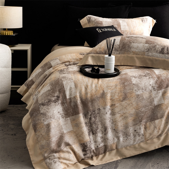 91家纺网 家纺一手货源 找家纺 馨蕊家居 2024新款100s金太阳艾阳绒磨毛系列-瑰丽 瑰丽-黄