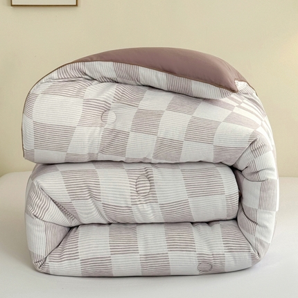 91家纺网 家纺一手货源 找家纺 （总）吾诺家居 2024 大提花格子秋冬被被子被芯春秋被夏被