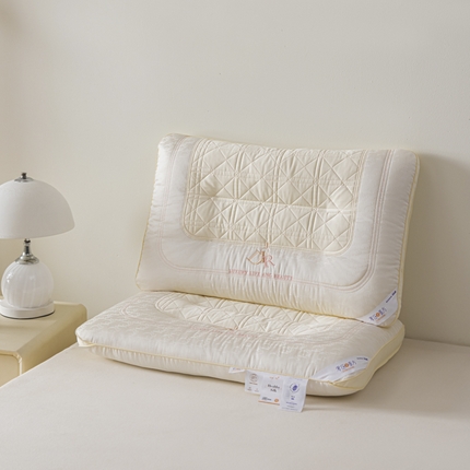 91家纺网 家纺一手货源 找家纺 （总）麦肯锡 2024新款蚕丝大豆养 颜枕-产品图48*74cm