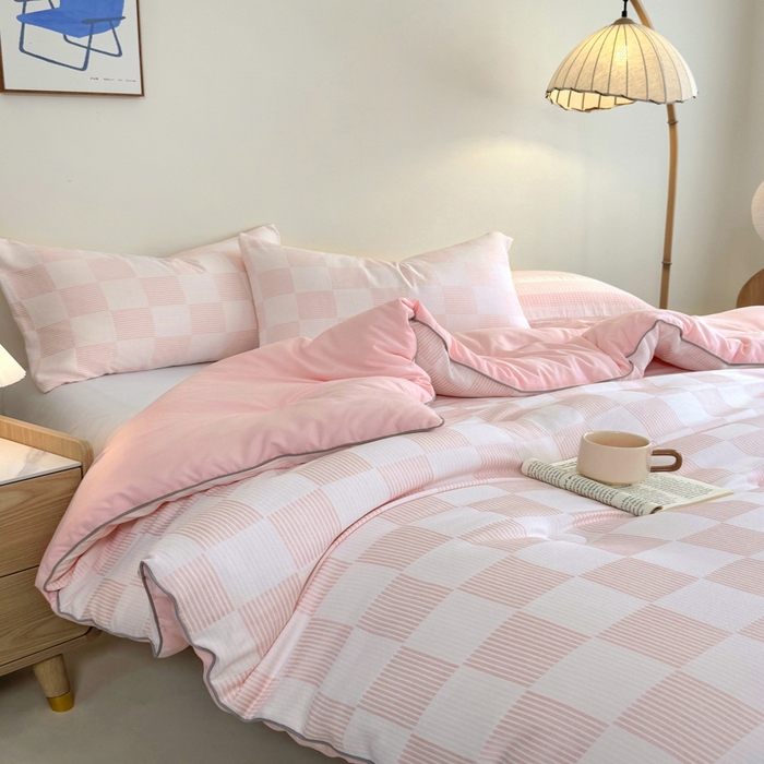 91家纺网 家纺一手货源 找家纺 （总）吾诺家居 2024 大提花格子秋冬被被子被芯春秋被夏被