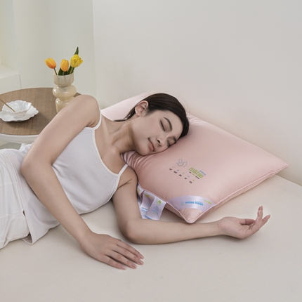 91家纺网 家纺一手货源 找家纺 （总）麦肯锡 2024新款小硅蜜喵软软枕-模特图48*74cm