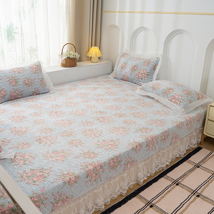 91家纺网 家纺一手货源 找家纺 冬然 2024新款牛奶绒床盖榻榻米床盖炕盖初夏