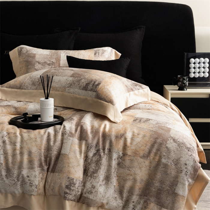 91家纺网 家纺一手货源 找家纺 馨蕊家居 2024新款100s金太阳艾阳绒磨毛系列-瑰丽 瑰丽-黄