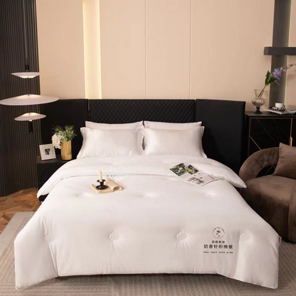 91家纺网 家纺一手货源 找家纺 （总）恒爱家纺 2024新款A类针织牛奶被子被芯