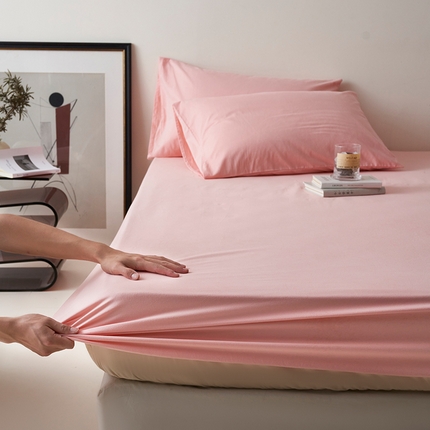 91家纺网 家纺一手货源 找家纺 （总）2024新款全棉加厚磨毛纯色单床笠系列