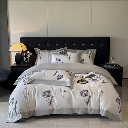 91家纺网 家纺一手货源 找家纺 （总）慕晨 2024新款全棉磨毛数码印花四件套