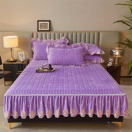 91家纺网 家纺一手货源 找家纺 （总）恒爱家纺 2024新款初黛宝宝绒系列单床笠