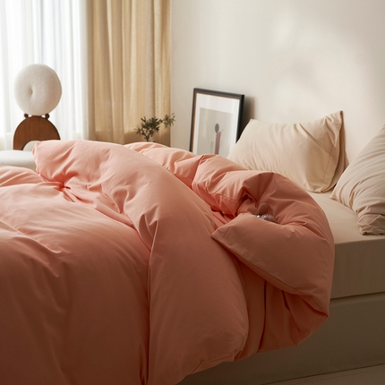 91家纺网 家纺一手货源 找家纺 （总）2024新款全棉加厚磨毛纯色单被套