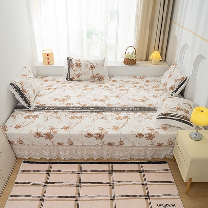 冬然 2024新款牛奶绒床盖榻榻米床盖炕盖水木年华