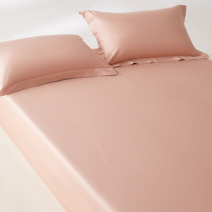 91家纺网 家纺一手货源 找家纺 轩和家居 2024新款A类50S贡缎长绒棉单床笠系列 罗卡芙