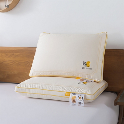境月 2024新款有机大豆纤维舒适枕头枕芯 有机大豆纤维舒适枕-高款48*74cm