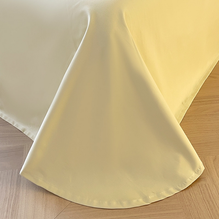 91家纺网 家纺一手货源 找家纺 A类全工艺全棉磨毛四件套纯棉雪纺纱拼接浪漫法式风加厚保暖床单被套秋冬床上用品 竹叶杏