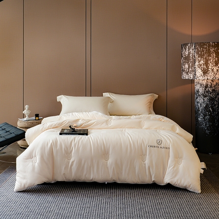 91家纺网 家纺一手货源 找家纺 （总）丽卡家纺（原丽卡家纺） 2024新款7A抗菌艾莉亚100支全棉子母被子被芯