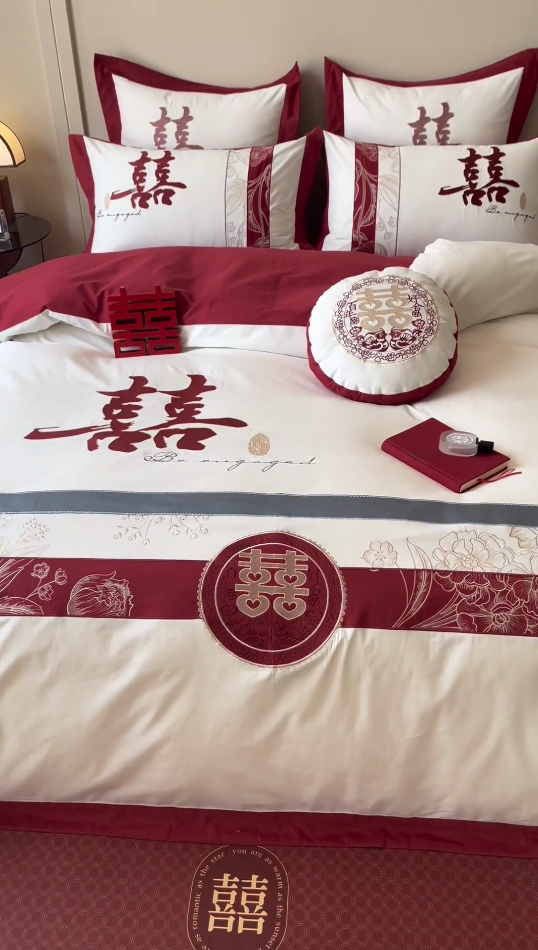 91家纺网 家纺一手货源 找家纺 （总）星野 2024秋冬新款100支长绒棉加厚磨毛刺绣贴布绣四件套-芙喜