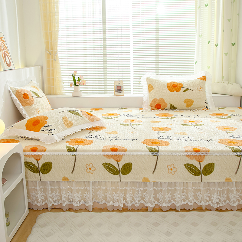 91家纺网 家纺一手货源 找家纺 （总）冬然 2025新款牛奶绒床盖榻榻米床盖炕盖