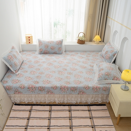 冬然 2024新款牛奶绒床盖榻榻米床盖炕盖初夏