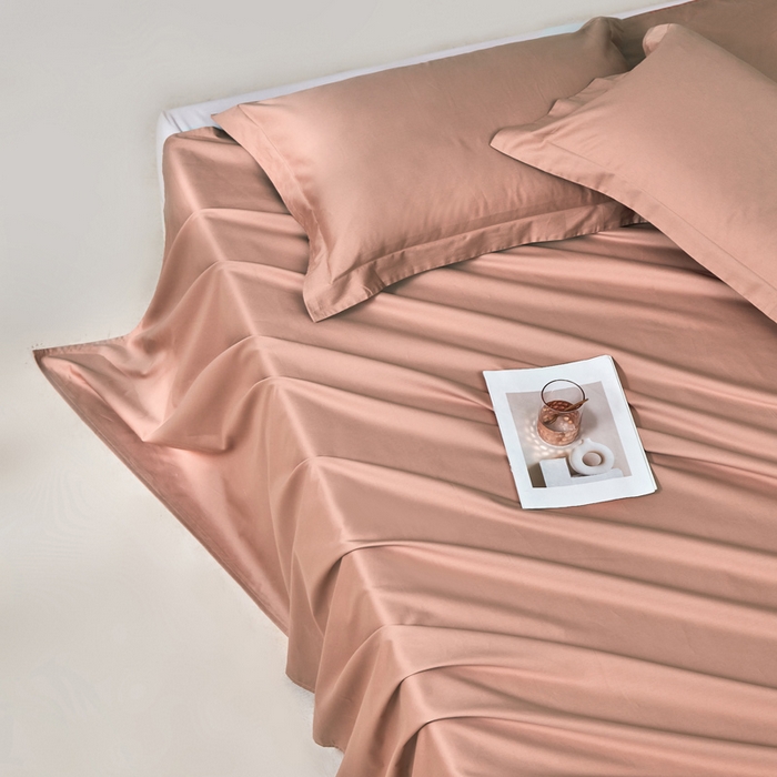 91家纺网 家纺一手货源 找家纺 轩和家居 2024新款A类50S贡缎长绒棉单床单系列 罗卡芙