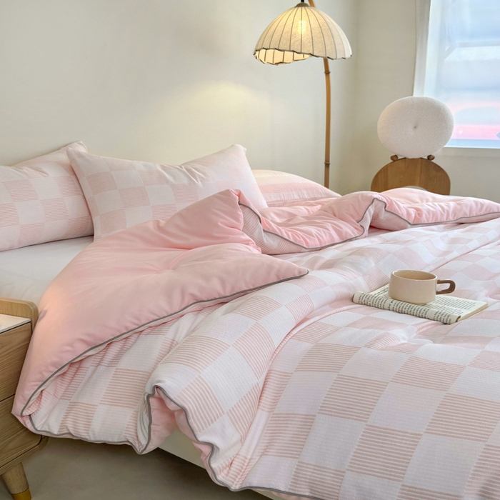 91家纺网 家纺一手货源 找家纺 （总）吾诺家居 2024 大提花格子秋冬被被子被芯春秋被夏被