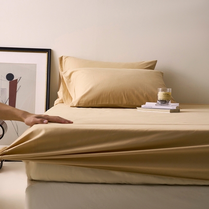 91家纺网 家纺一手货源 找家纺 （总）2024新款全棉加厚磨毛纯色单床笠系列