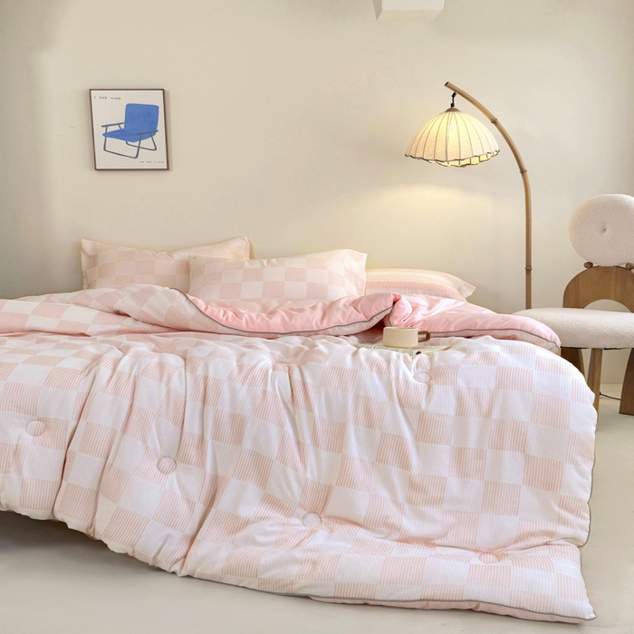 91家纺网 家纺一手货源 找家纺 （总）吾诺家居 2024 大提花格子秋冬被被子被芯春秋被夏被